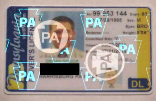 Image illustrating ghost identification features