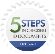 5 steps in ID checking